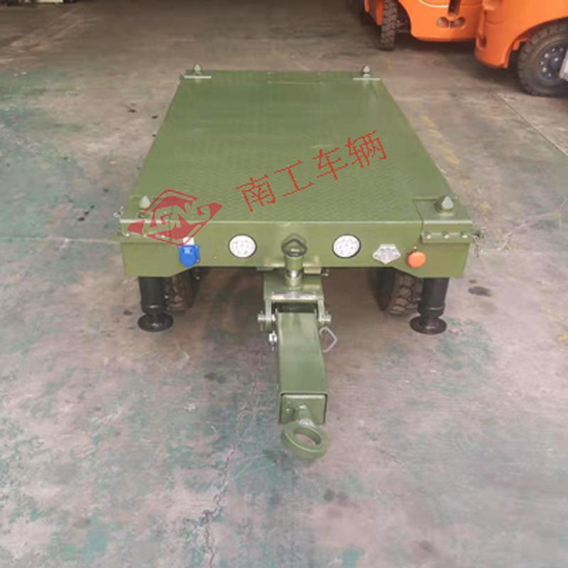 1.5-ton unpowered forklift towing electric remote control dual-purpose trailer